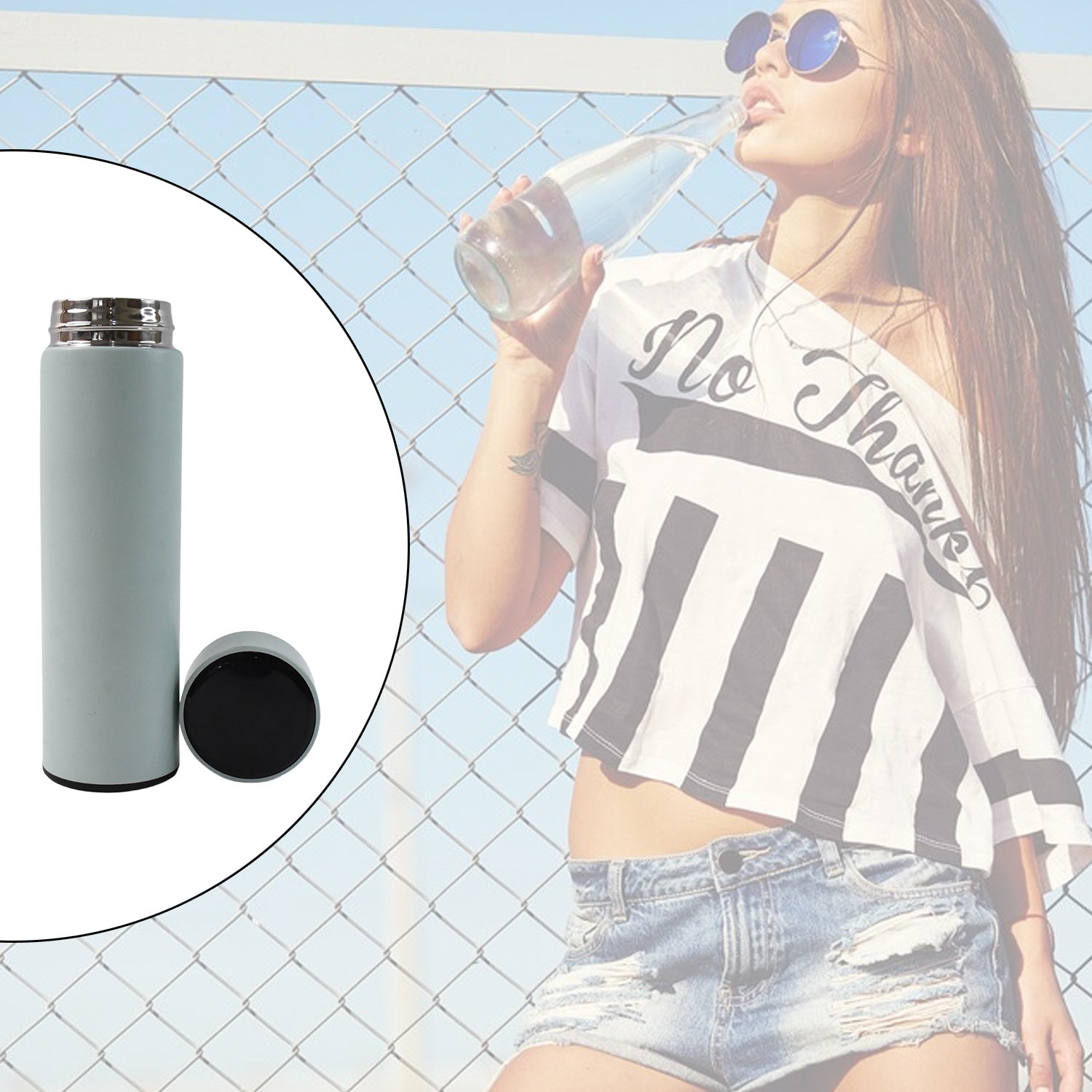 Stainless Steel Water Bottle (500 ML Approx) Stainless Steel Water Bottle (500 ML Approx)